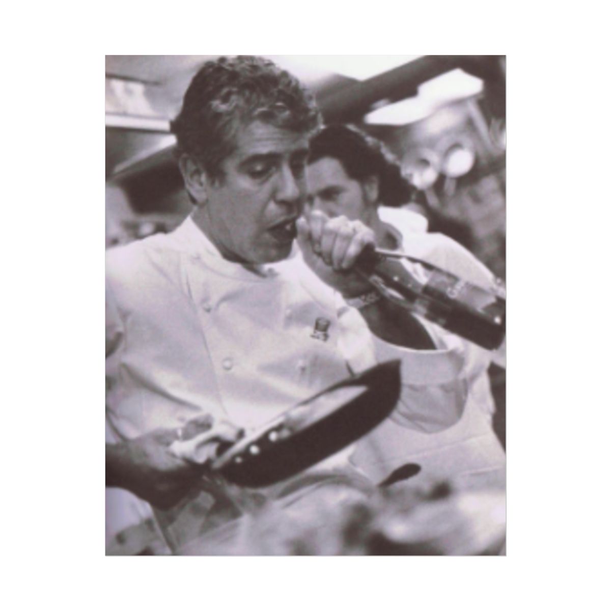 Chef Cooking Poster | Rolled Poster, Kitchen Wall Art, Culinary Photography | Anthony Bourdain Merch — official Anthony Bourdain Posters & Wall Art